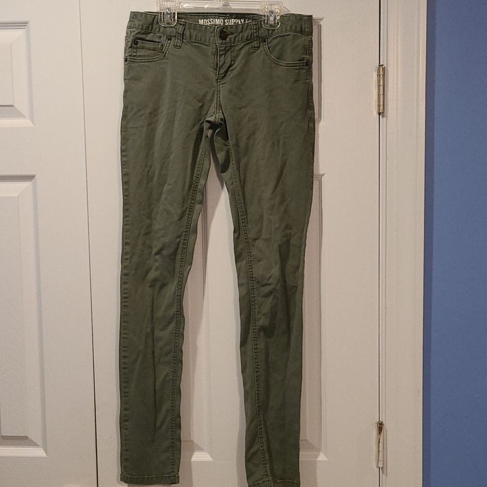 Mossimo Green Skinny Pants